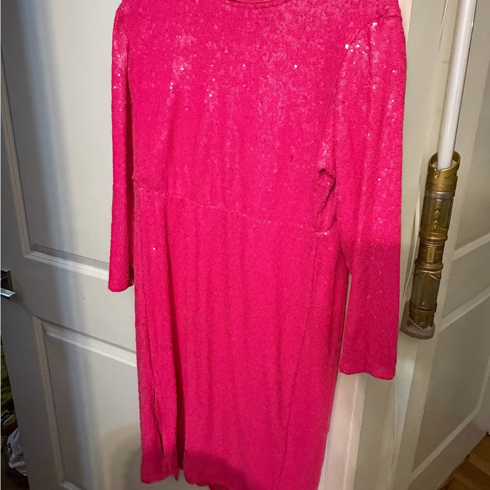 Torrid  Pink Sequin Dress 16
